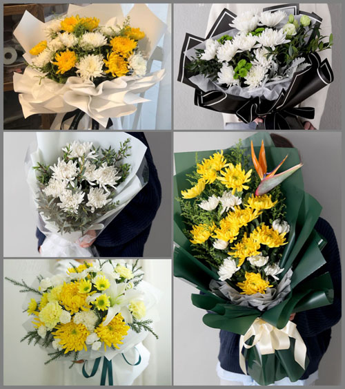 浙江省绍兴诸暨市直埠镇孙郭村白事花束代送